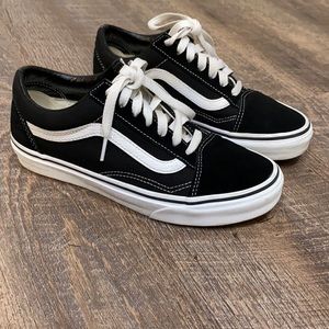 Women size 6.5 old skool Vans